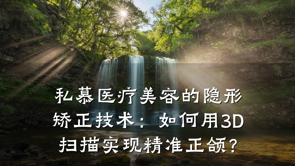 私慕医疗美容的隐形矫正技术：如何用3D扫描实现精准正颌？