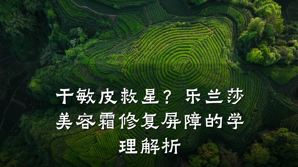 干敏皮救星？乐兰莎美容霜修复屏障的学理解析