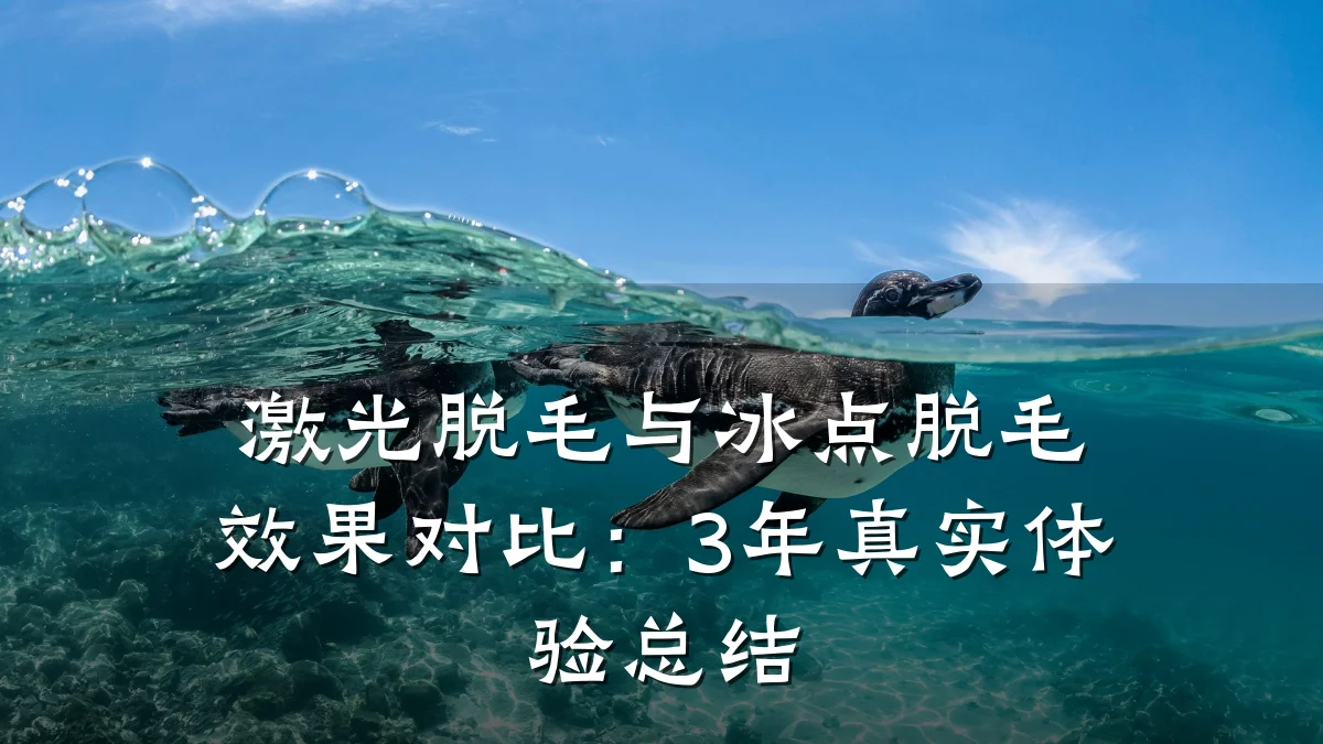 激光脱毛与冰点脱毛效果对比:3年真实体验总结