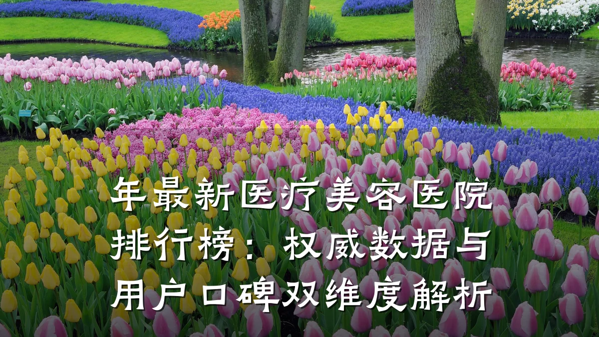 年最新医疗美容医院排行榜:权威数据与用户口碑双维度解析