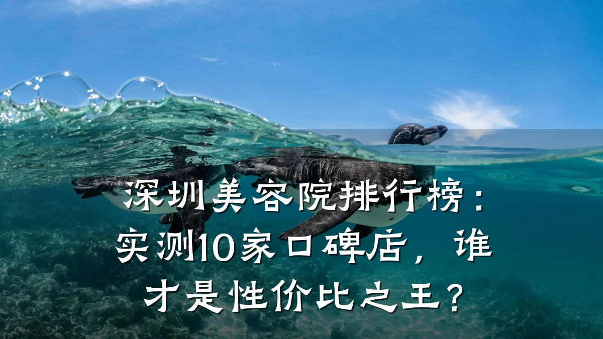 深圳美容院排行榜:实测10家口碑店,谁才是性价比之王?