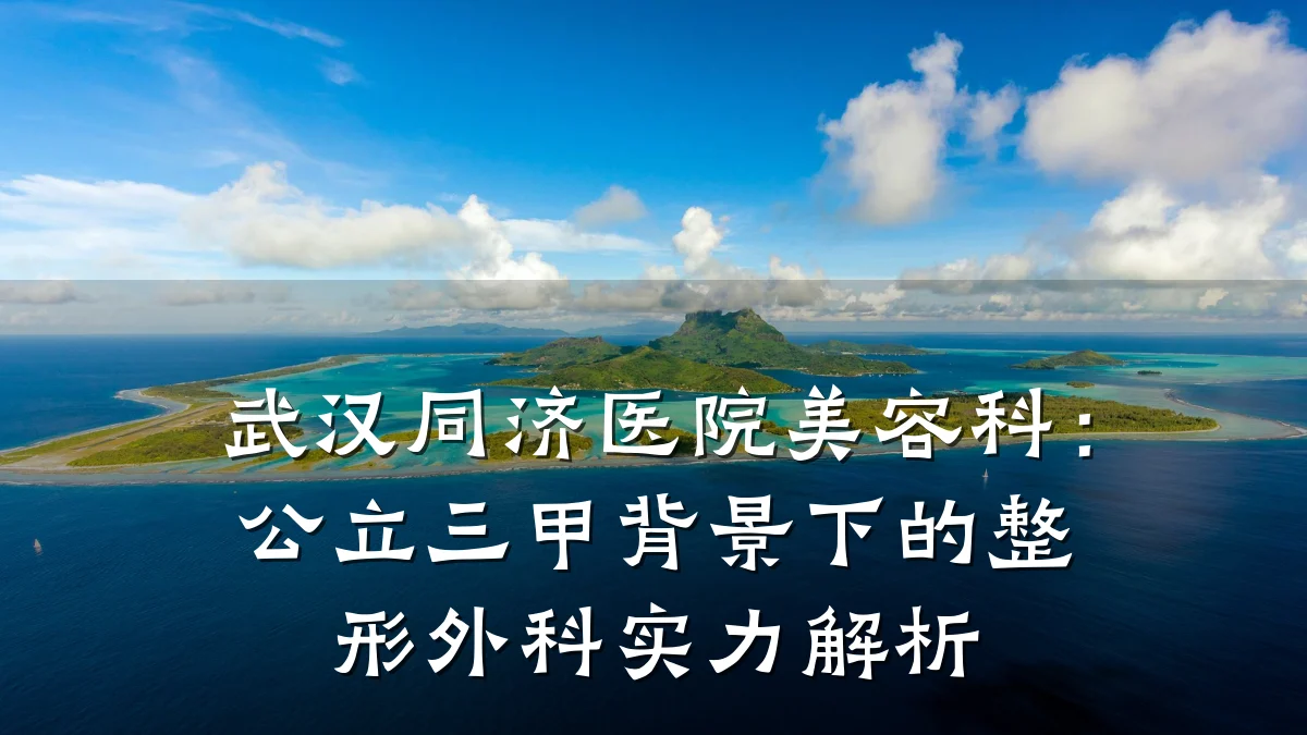 武汉同济医院美容科:公立三甲背景下的整形外科实力解析