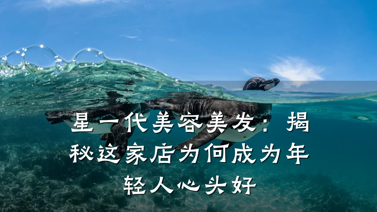 星一代美容美发:揭秘这家店为何成为年轻人心头好