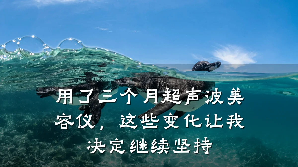 用了三个月超声波美容仪,这些变化让我决定继续坚持