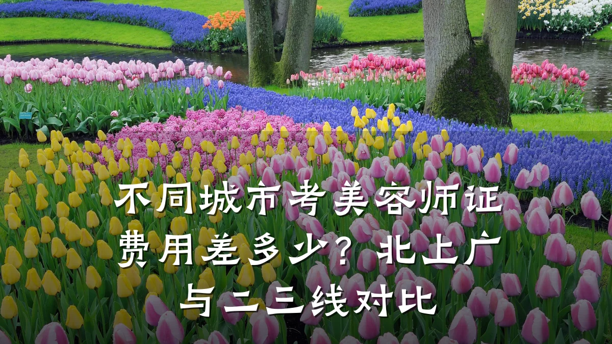 不同城市考美容师证费用差多少?北上广与二三线对比
