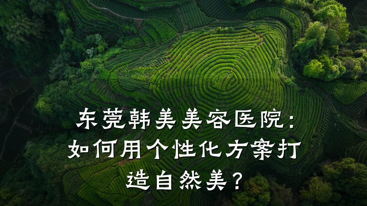 东莞韩美美容医院:如何用个性化方案打造自然美?