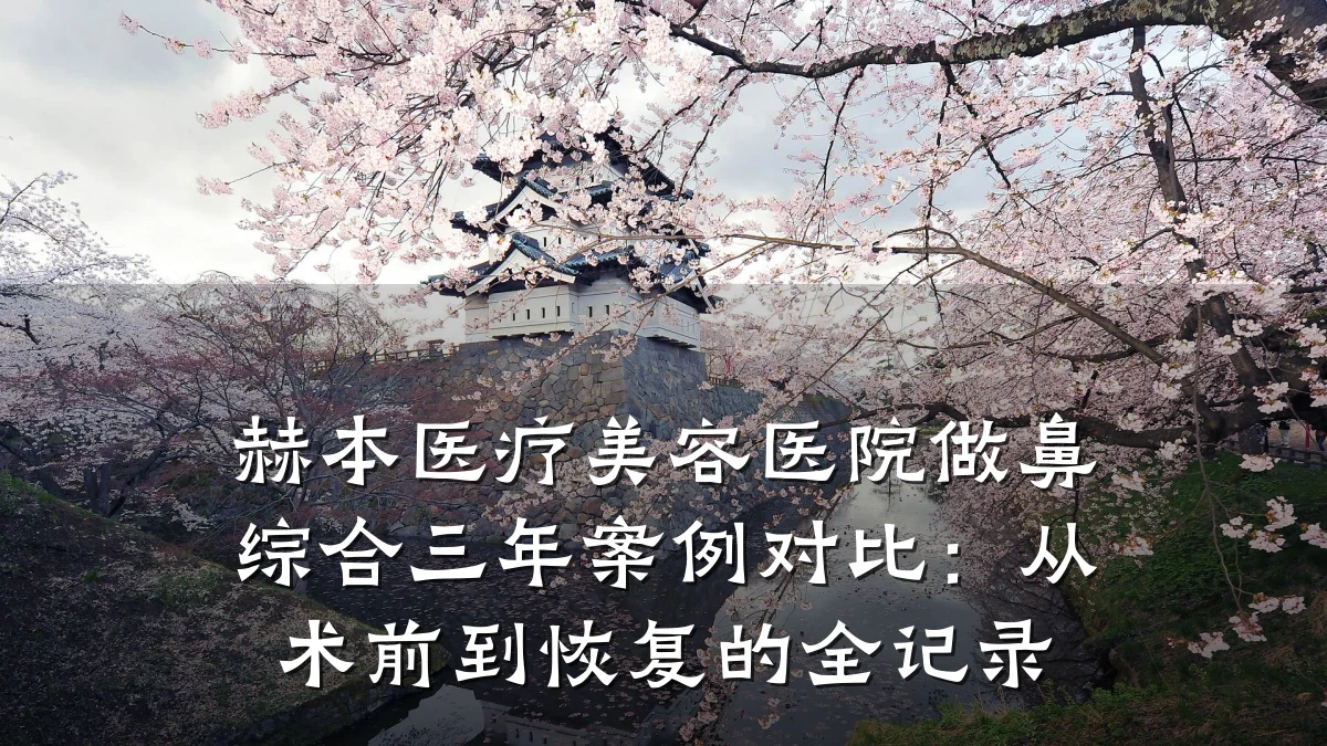 赫本医疗美容医院做鼻综合三年案例对比:从术前到恢复的全记录