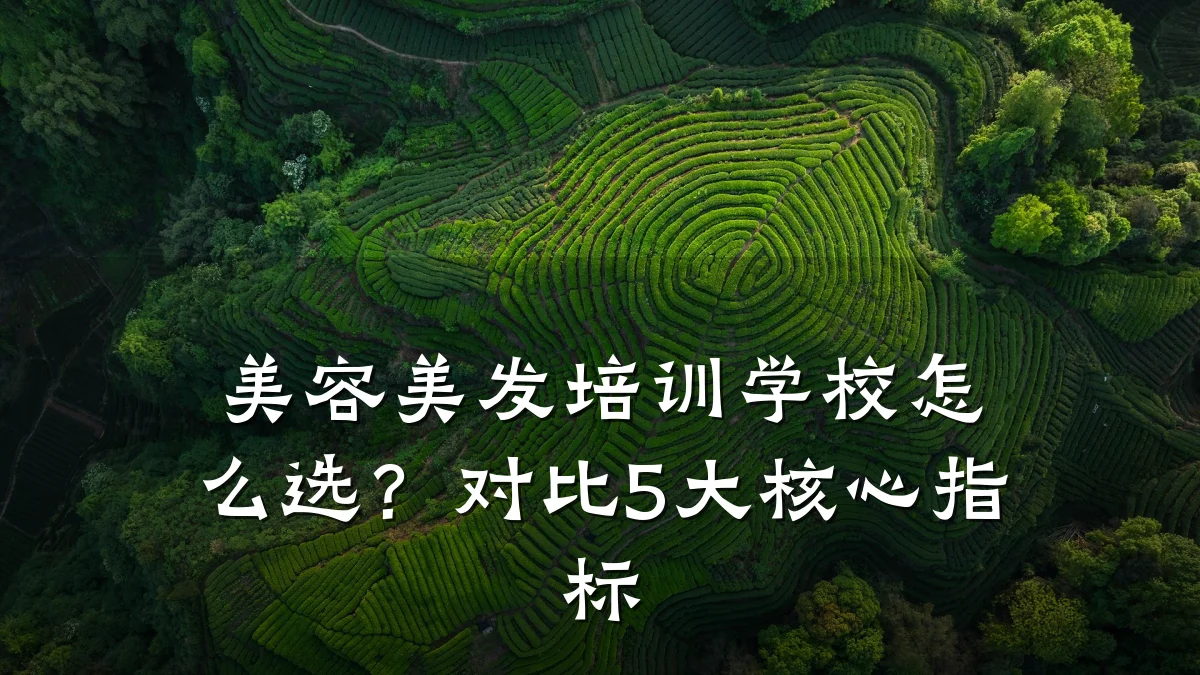 美容美发培训学校怎么选?对比5大核心指标