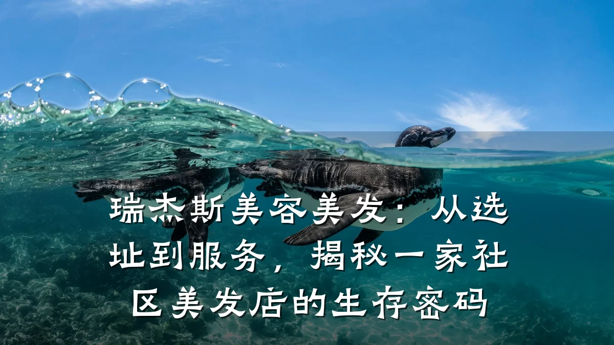 瑞杰斯美容美发:从选址到服务,揭秘一家社区美发店的生存密码