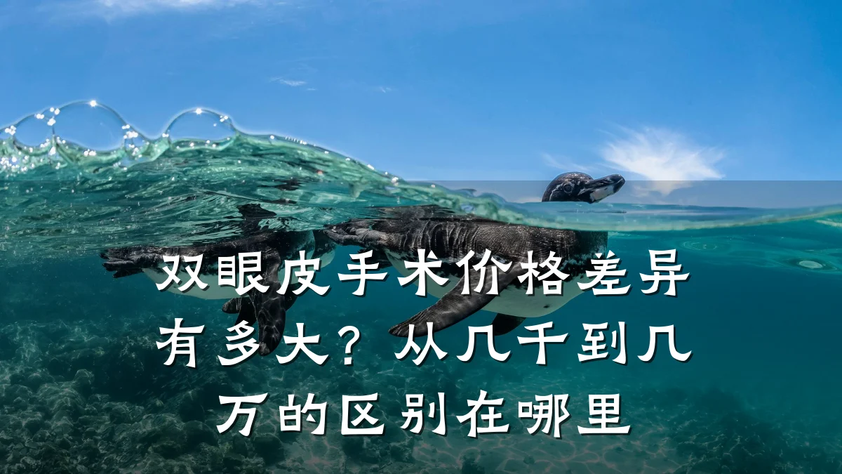 双眼皮手术价格差异有多大?从几千到几万的区别在哪里