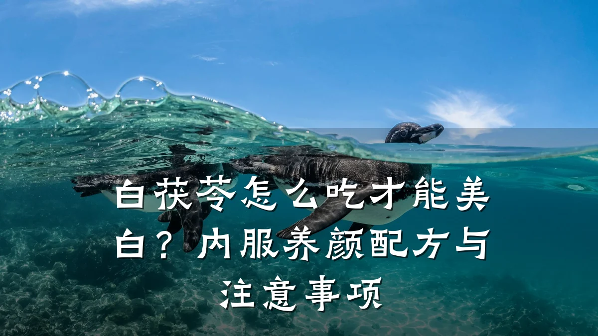 白茯苓怎么吃才能美白?内服养颜配方与注意事项