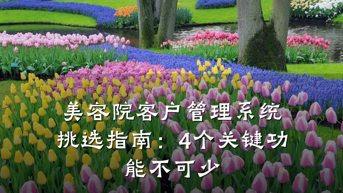 美容院客户管理系统挑选指南:4个关键功能不可少