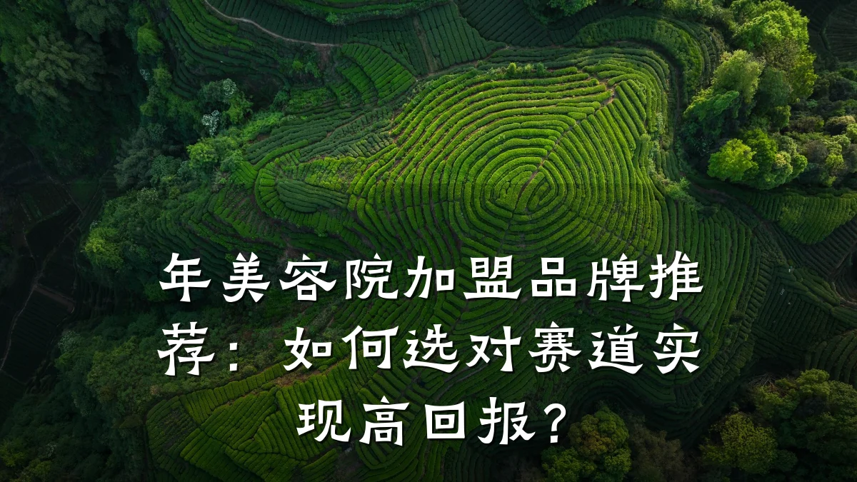 年美容院加盟品牌推荐:如何选对赛道实现高回报?