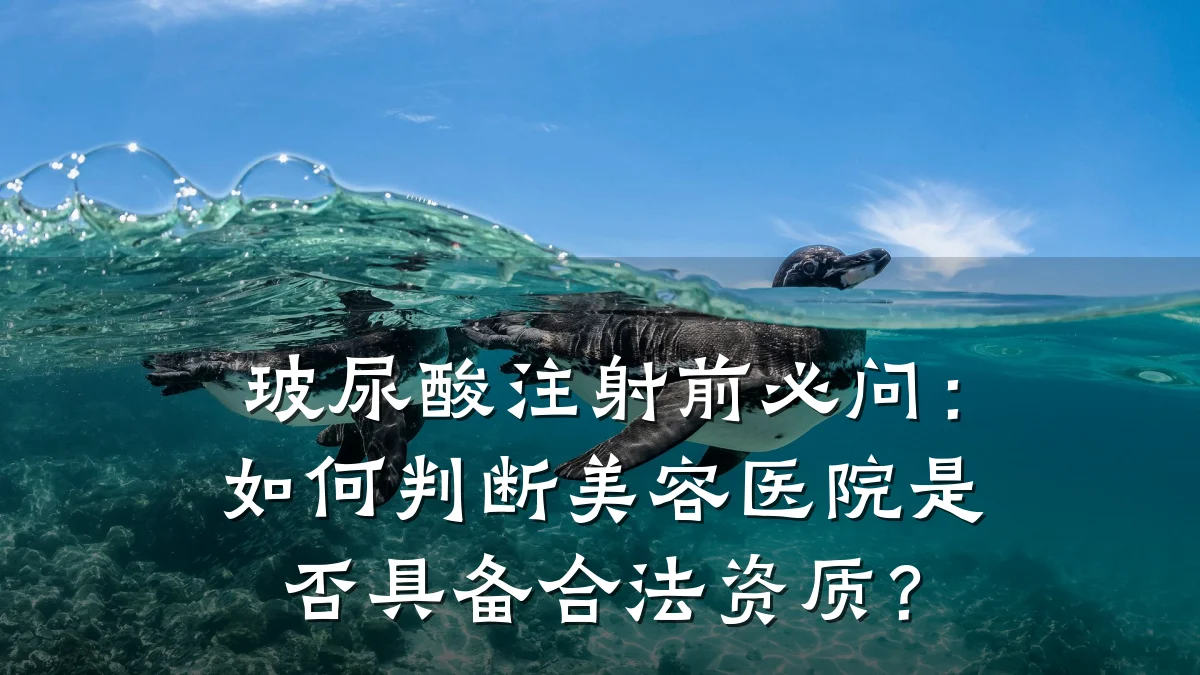 玻尿酸注射前必问:如何判断美容医院是否具备合法资质?