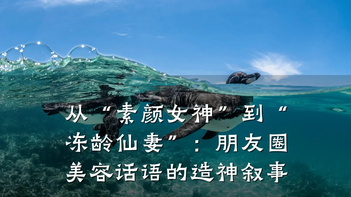 从“素颜女神”到“冻龄仙妻”:朋友圈美容话语的造神叙事