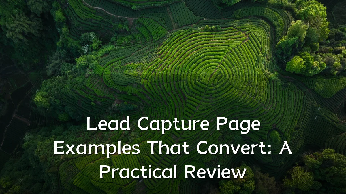 Lead Capture Page Examples That Convert: A Practical Review