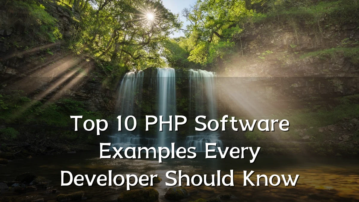 Top 10 PHP Software Examples Every Developer Should Know
