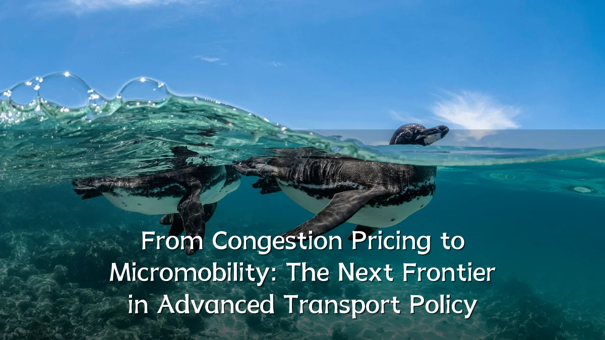 From Congestion Pricing to Micromobility: The Next Frontier in Advanced Transport Policy