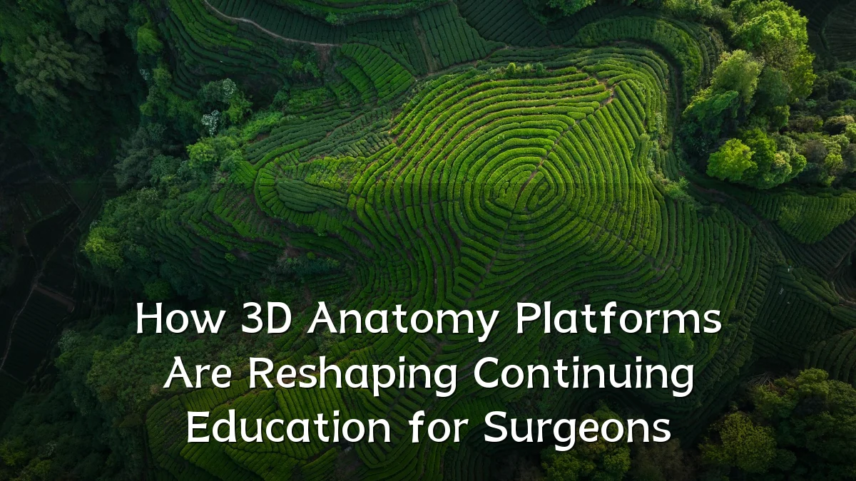 How 3D Anatomy Platforms Are Reshaping Continuing Education for Surgeons