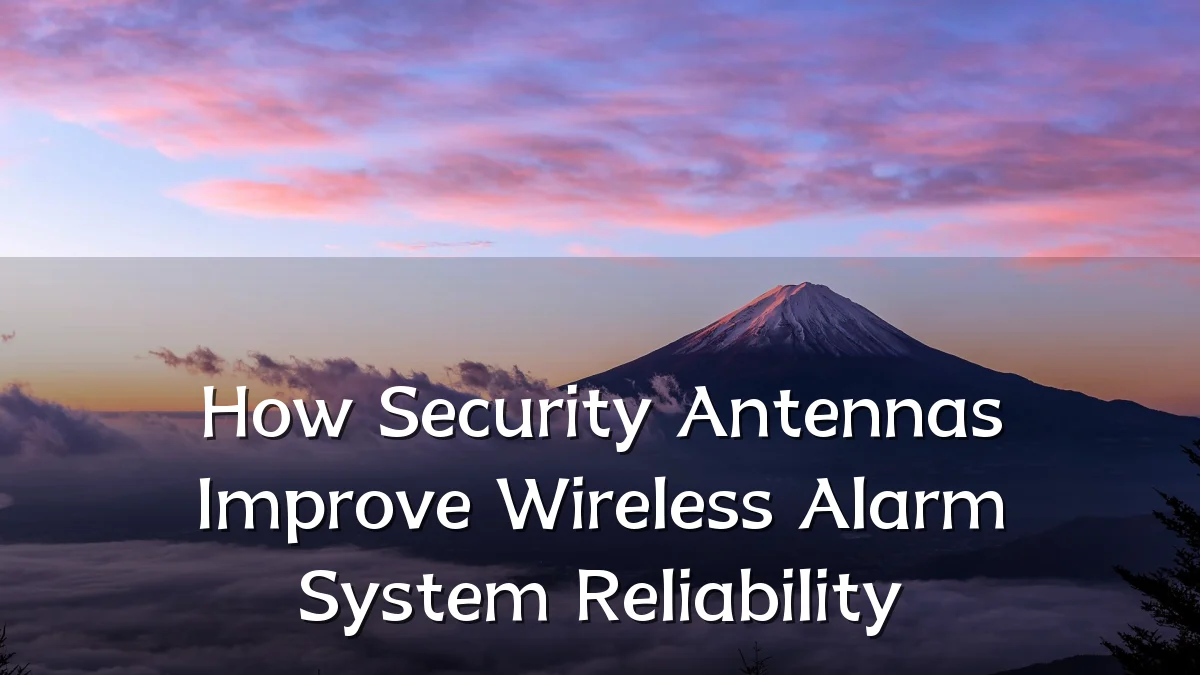 How Security Antennas Improve Wireless Alarm System Reliability