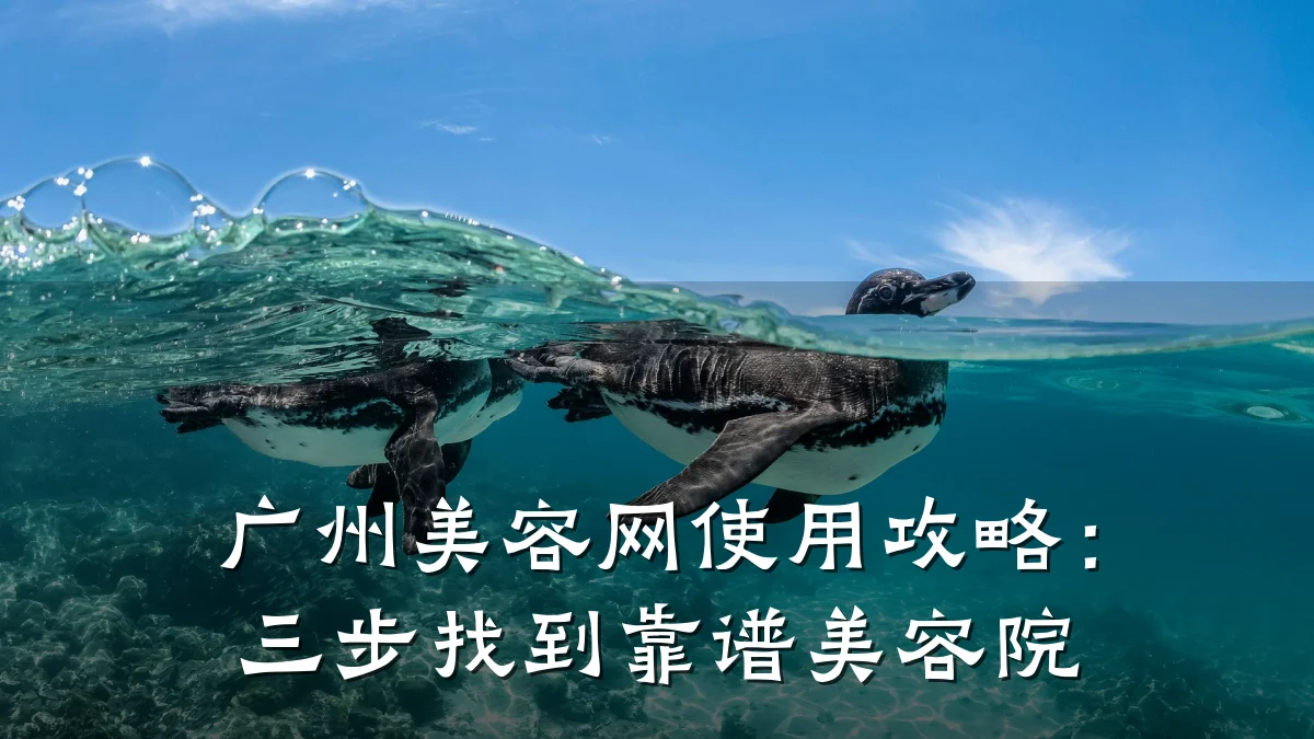 广州美容网使用攻略:三步找到靠谱美容院