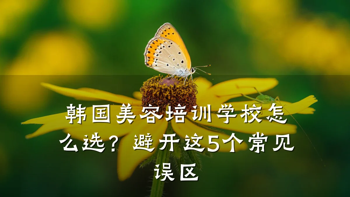 韩国美容培训学校怎么选?避开这5个常见误区