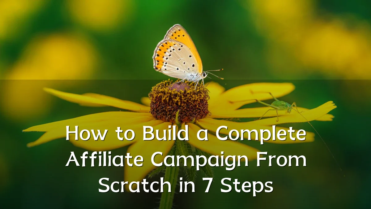 How to Build a Complete Affiliate Campaign From Scratch in 7 Steps