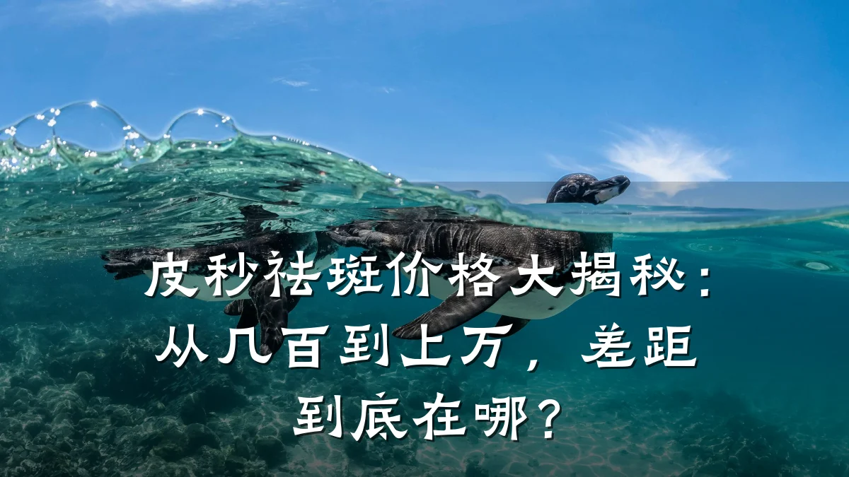 皮秒祛斑价格大揭秘:从几百到上万,差距到底在哪?