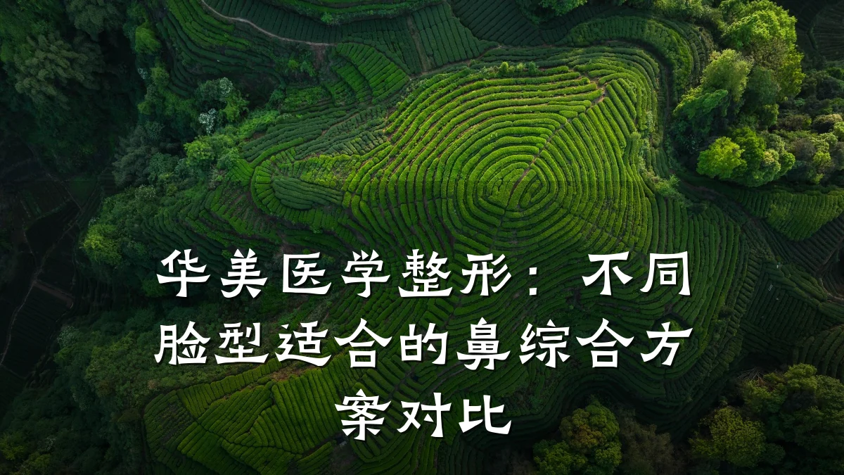 华美医学整形：不同脸型适合的鼻综合方案对比