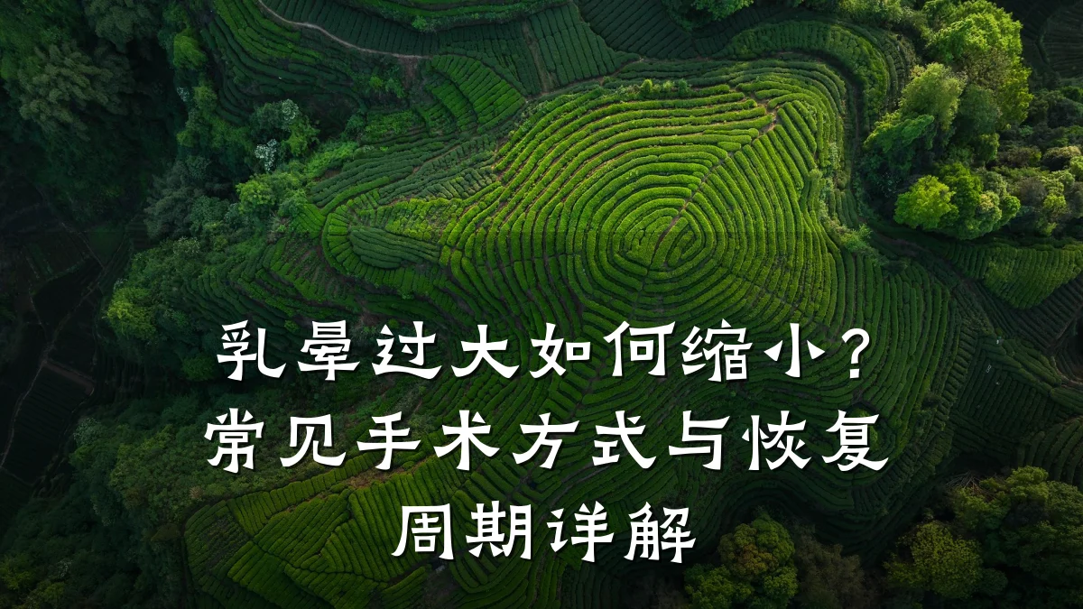 乳晕过大如何缩小?常见手术方式与恢复周期详解