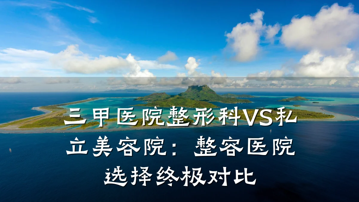 三甲医院整形科VS私立美容院:整容医院选择终极对比