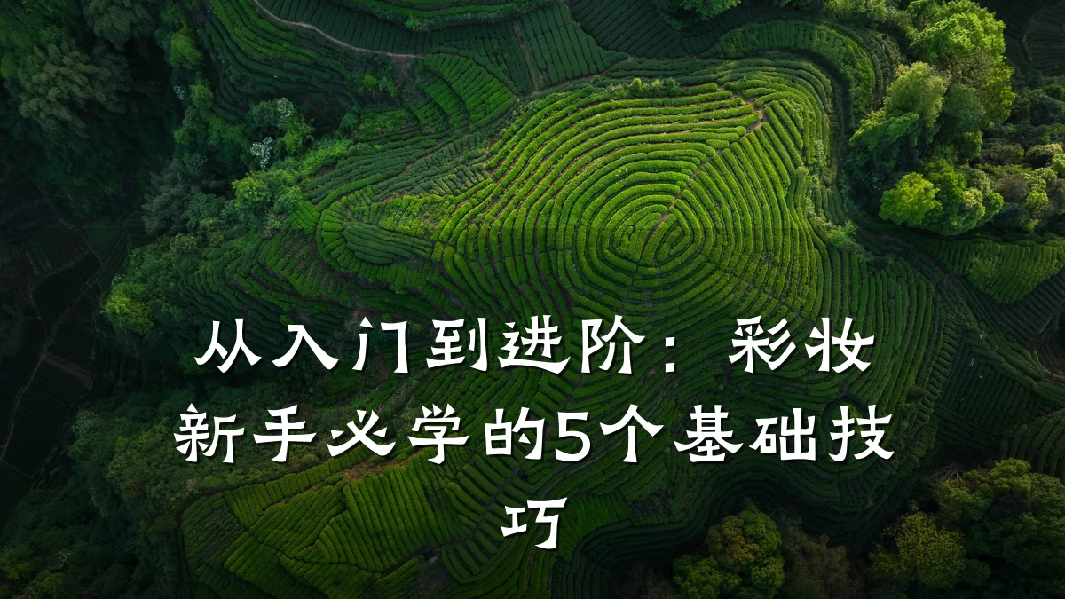 从入门到进阶:彩妆新手必学的5个基础技巧