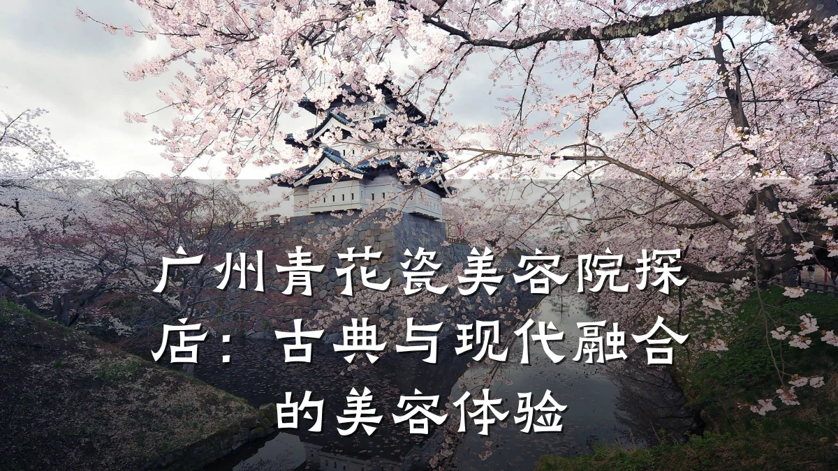 广州青花瓷美容院探店:古典与现代融合的美容体验