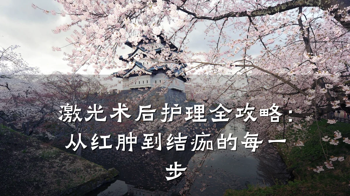 激光术后护理全攻略:从红肿到结痂的每一步