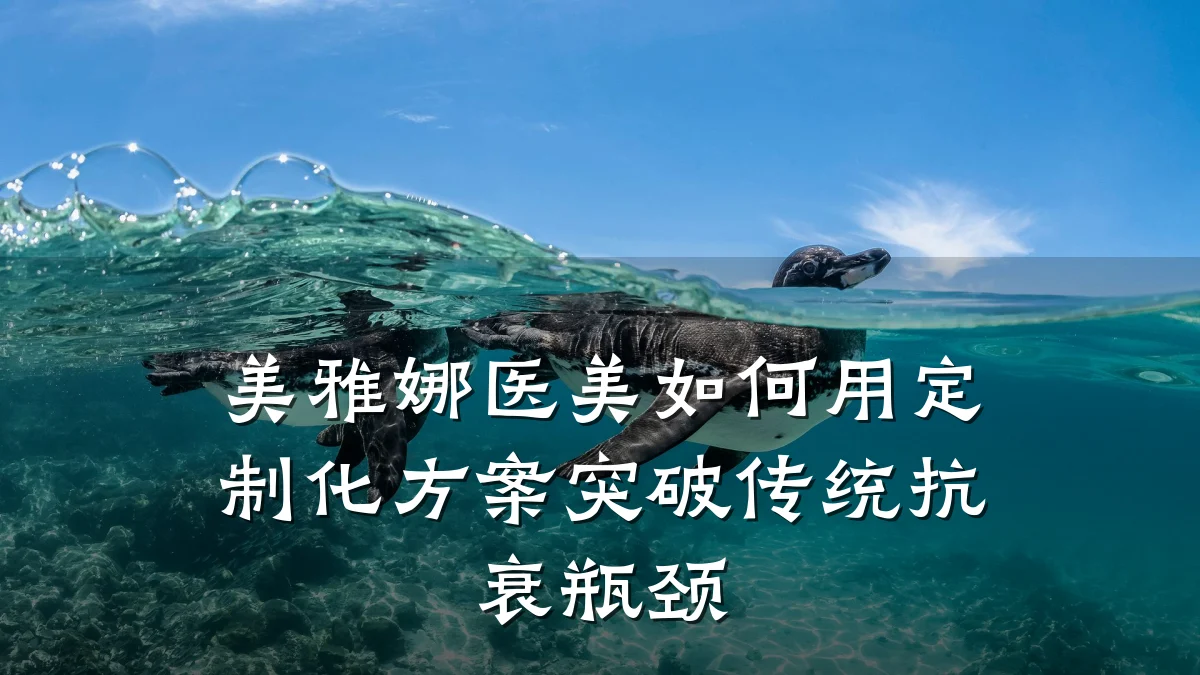 美雅娜医美如何用定制化方案突破传统抗衰瓶颈