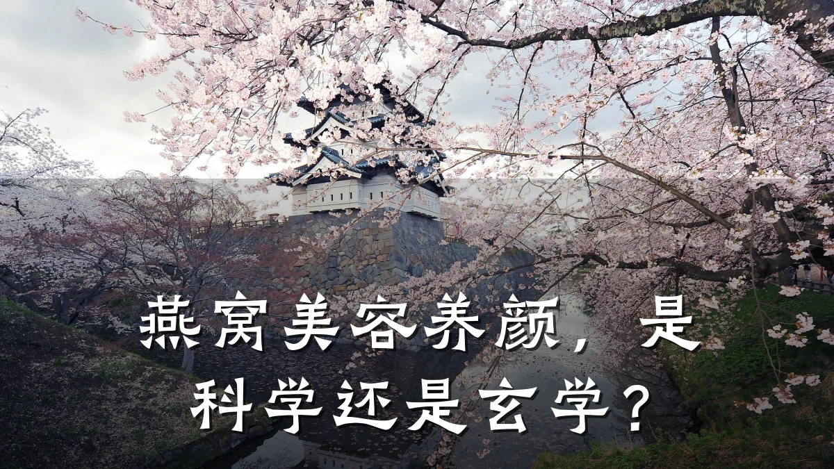 燕窝美容养颜,是科学还是玄学?